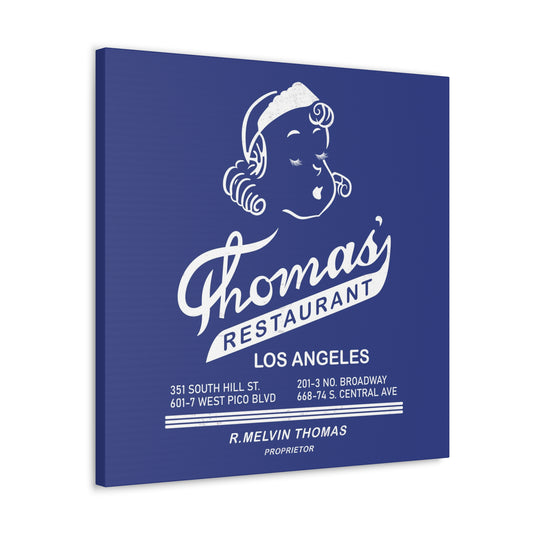 Thomas' Restaurant- Canvas Wall Art