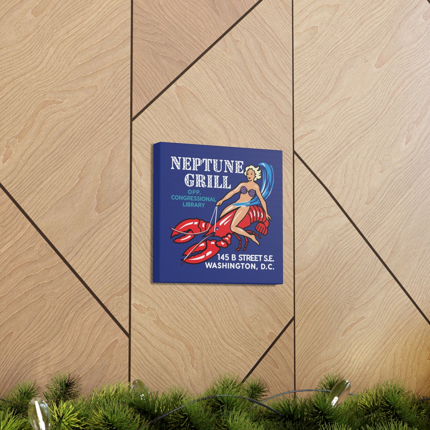 Neptune Grill - Canvas Wall Art