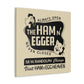 Ham n' Egger - Canvas Wall Art (Beige)