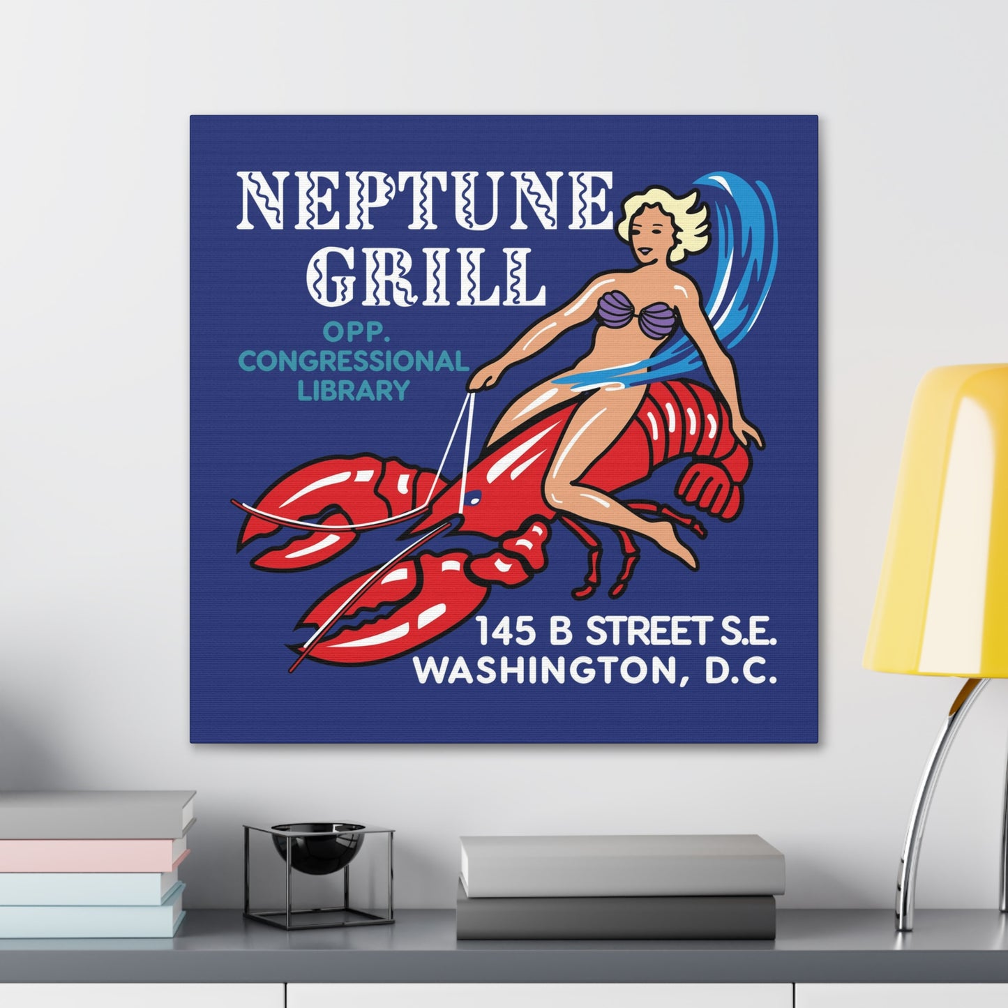 Neptune Grill - Canvas Wall Art