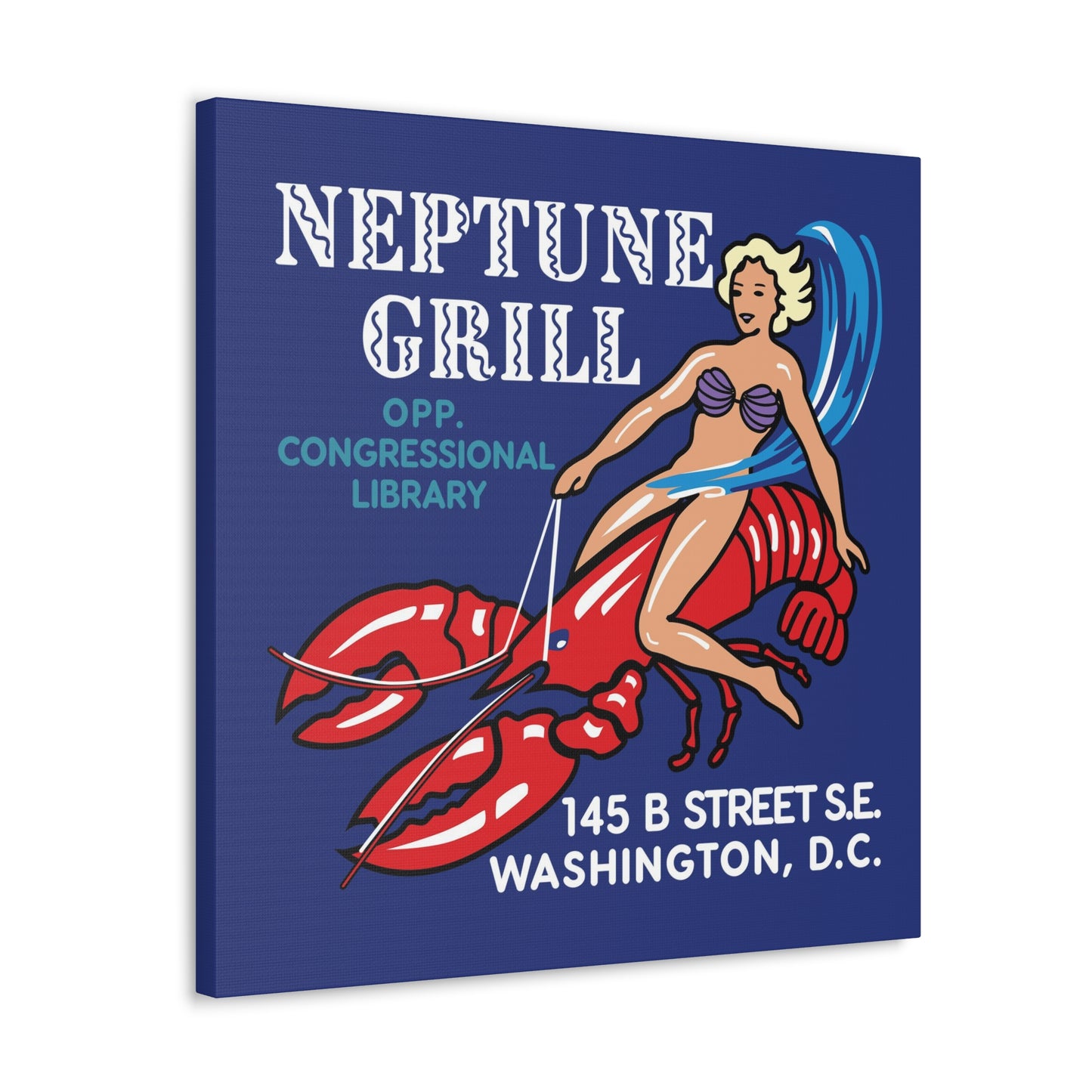 Neptune Grill - Canvas Wall Art