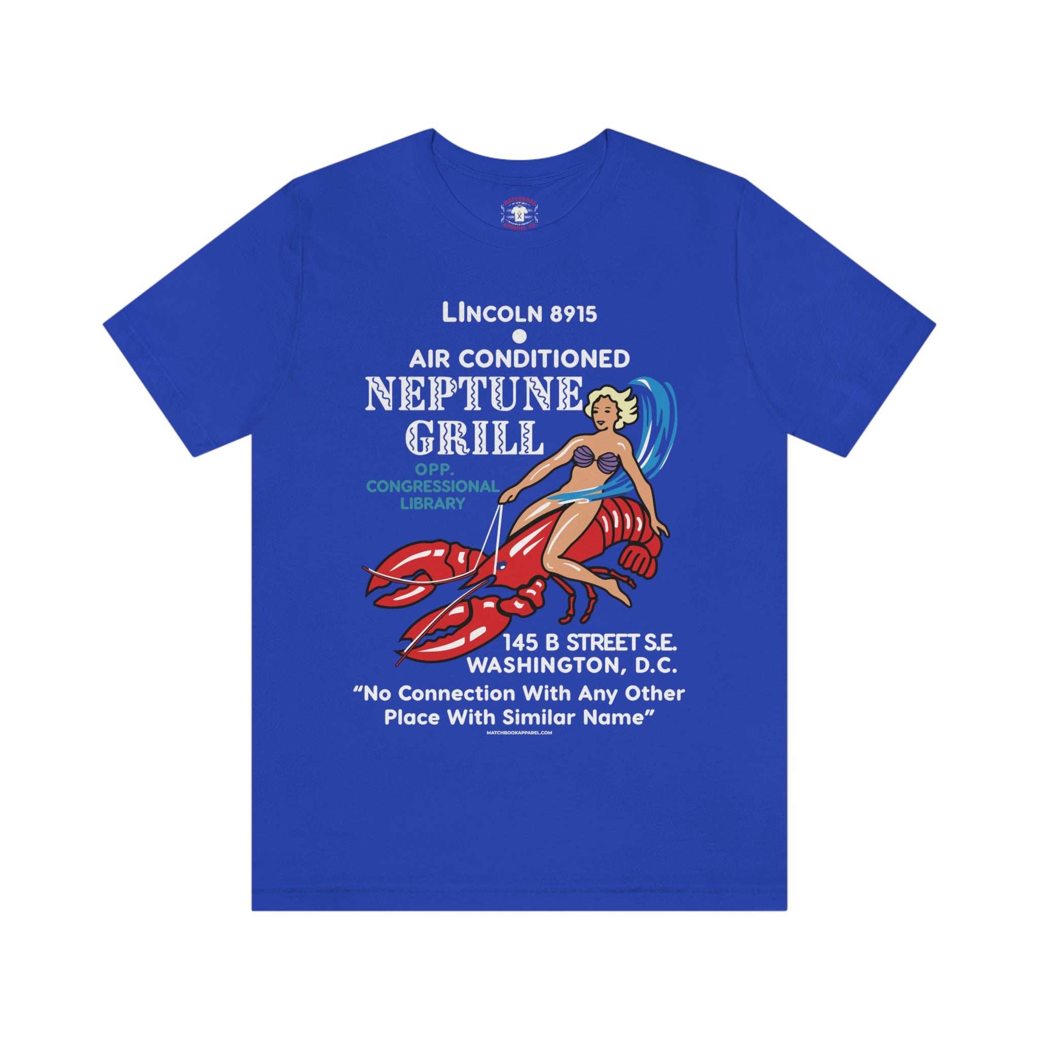 Matchbook Apparel: Neptune Grill, Washington, DC - Tee